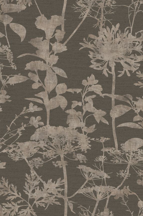 Brown non-woven wallpaper, nature, grass, 121434, New Eden, Graham&Brown Premium