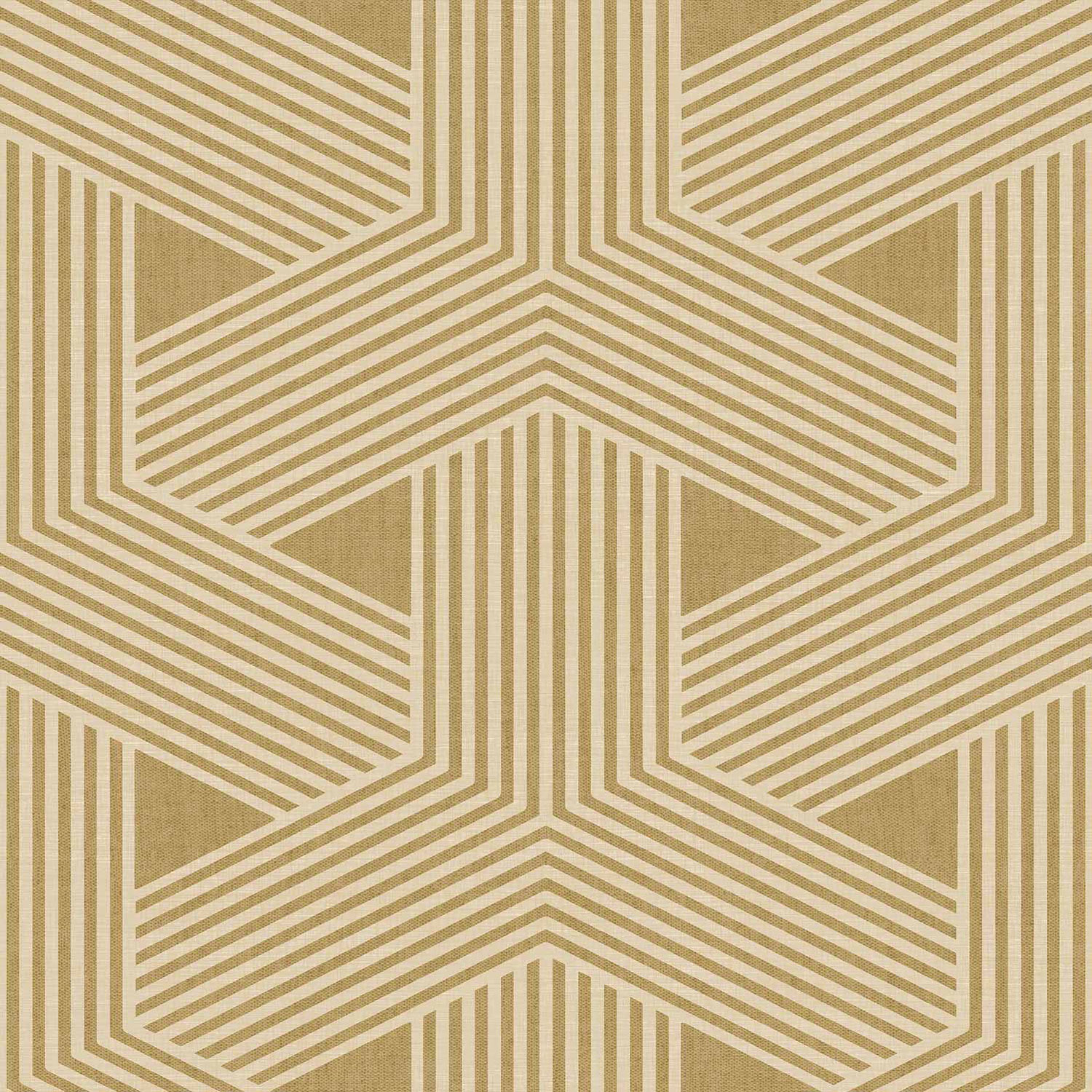 Beige non-woven wallpaper, geometric pattern, 30132, Energie, Cristiana Masi by Parato