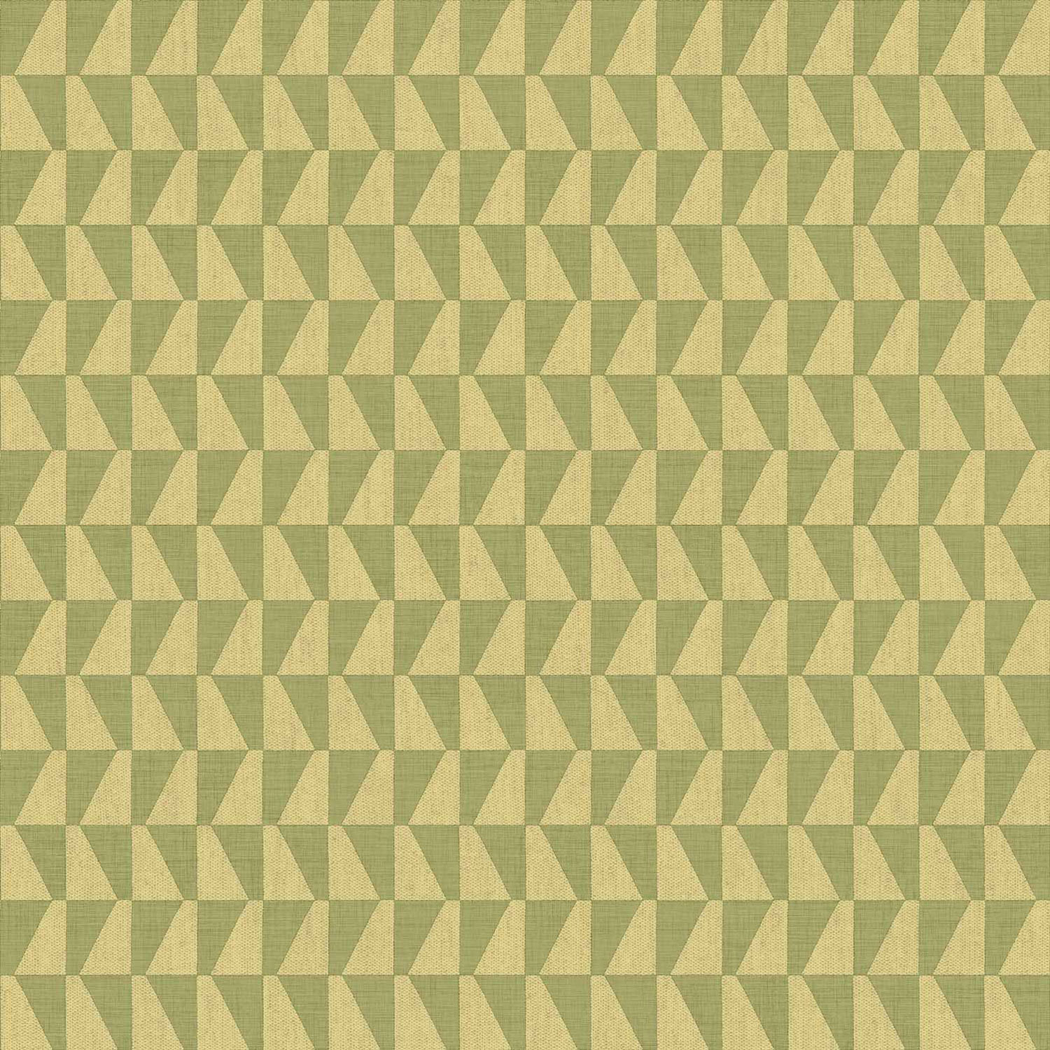 Yellow-green non-woven wallpaper, geometric pattern, 30177, Energie, Cristiana Masi by Parato
