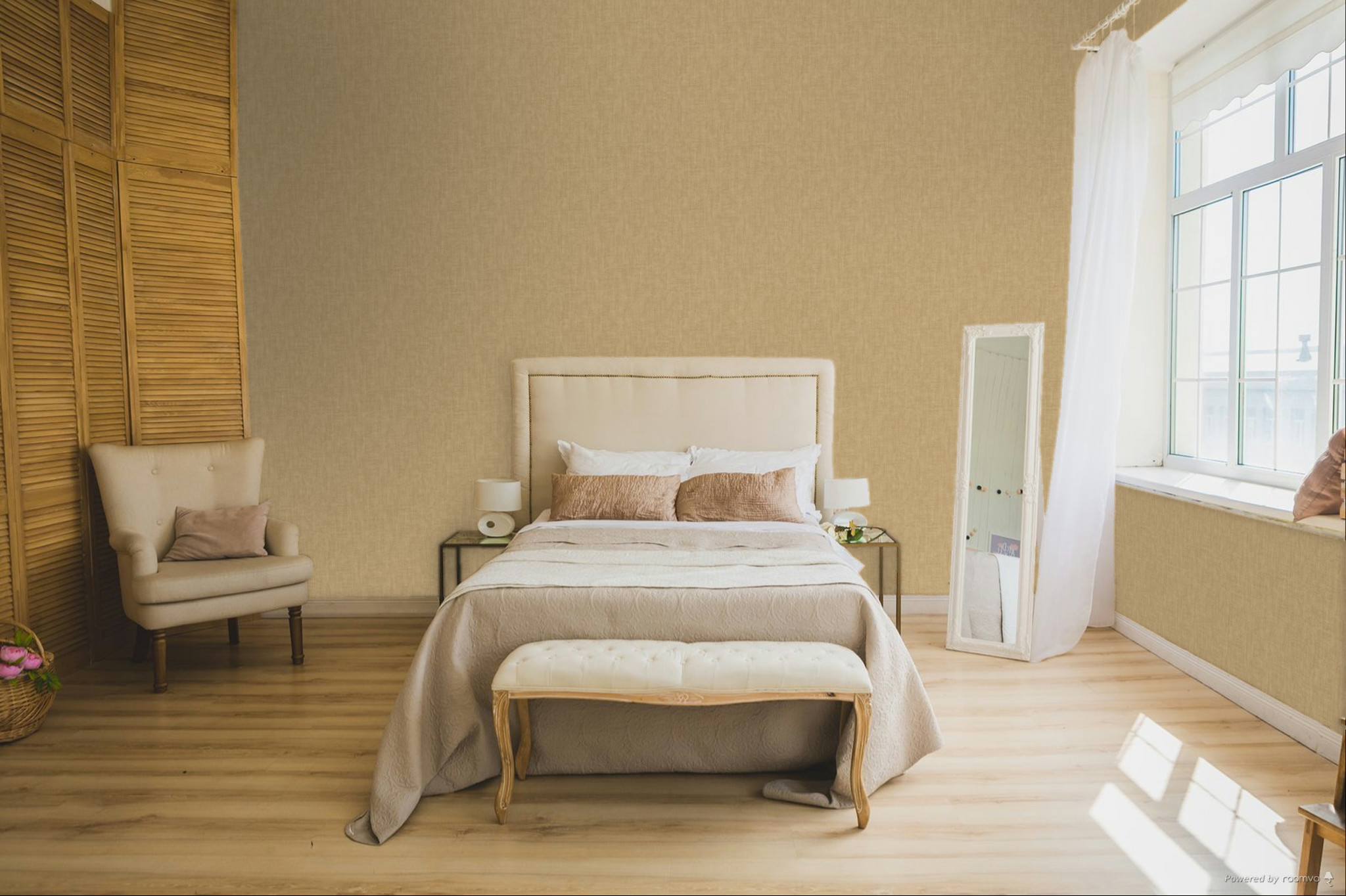 Wallpaper, beige, fabric imitation, 30184, Energie, Top Stripes, Parato by Cristiana Masi