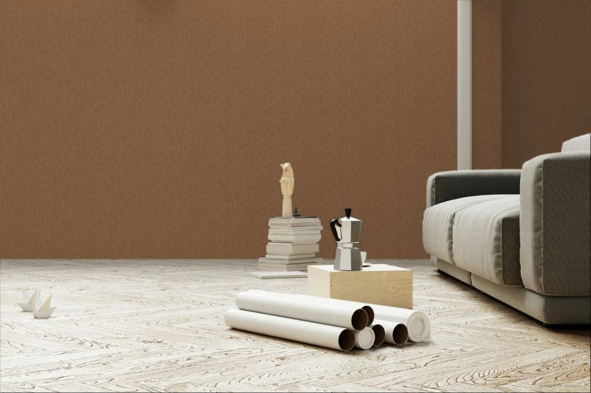 Wallpaper, brown, fabric imitation, 30198, Energie, Pictura, Top Stripes, Parato by Cristiana Masi