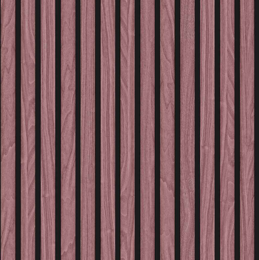 Luxury brown wallpaper, imitation of wood, wooden planks, Z77551, Savana, Zambaiti Parati