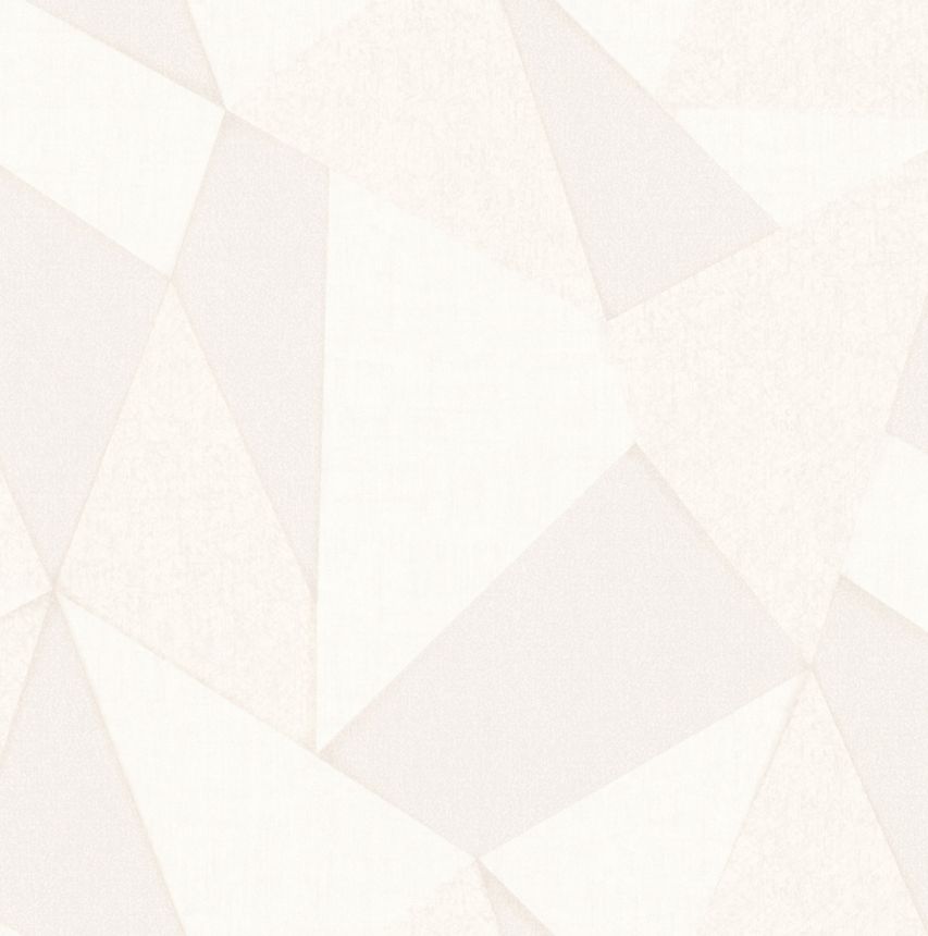Cream geometric pattern wallpape, Z77553, Savana, Zambaiti Parati