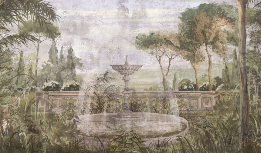 Luxury wall mural, Fountain in the garden, Z77573, Savana, Zambaiti Parati