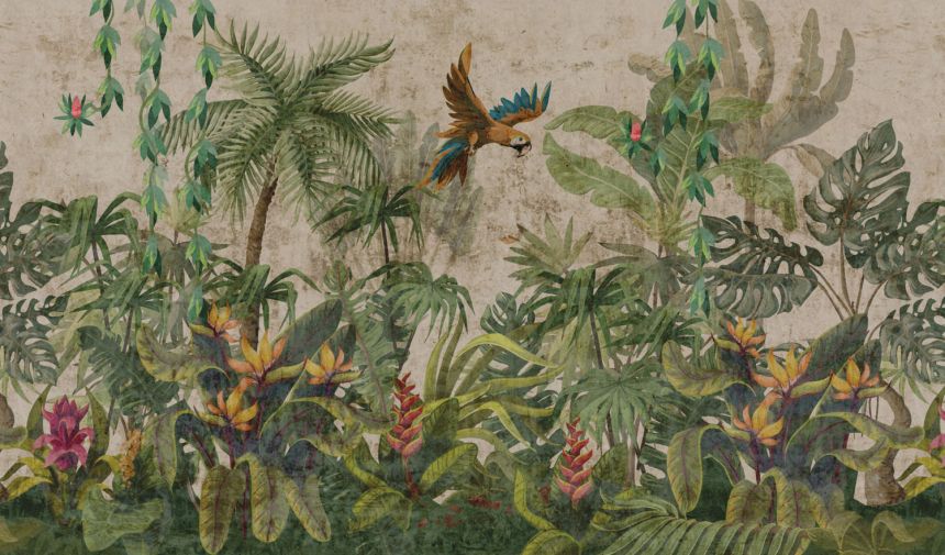 Luxury wall mural, Palm trees and tropical plants, Z77576, Savana, Zambaiti Parati