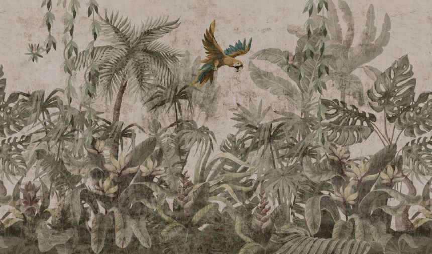 Luxury wall mural, Palm trees and tropical plants, Z77577, Savana, Zambaiti Parati