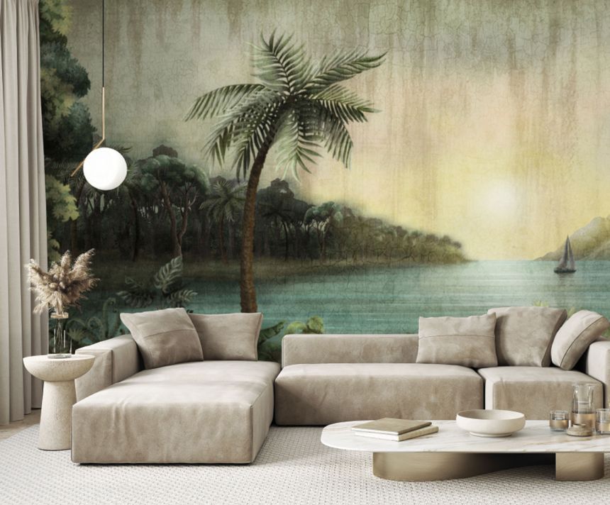 Luxury wall mural, Palm trees, sea, Z77579, Savana, Zambaiti Parati