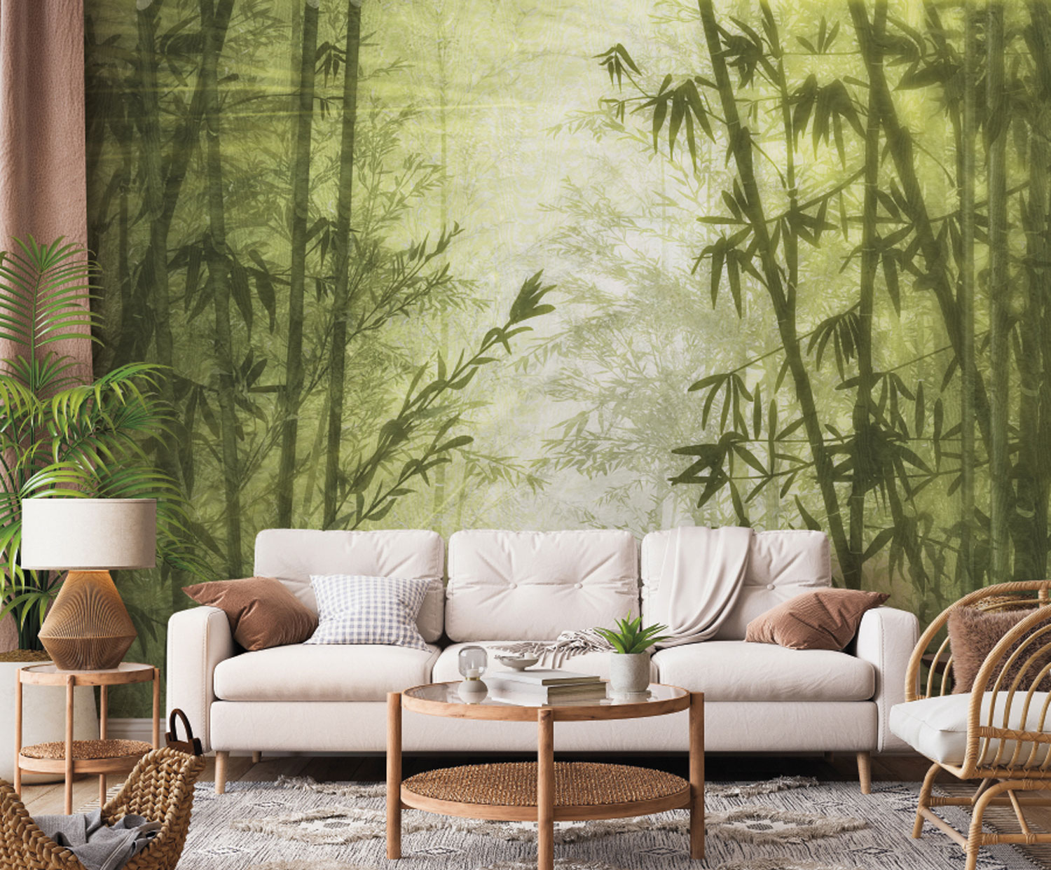 Luxury wall mural, Bamboo, Z77589, Savana, Zambaiti Parati