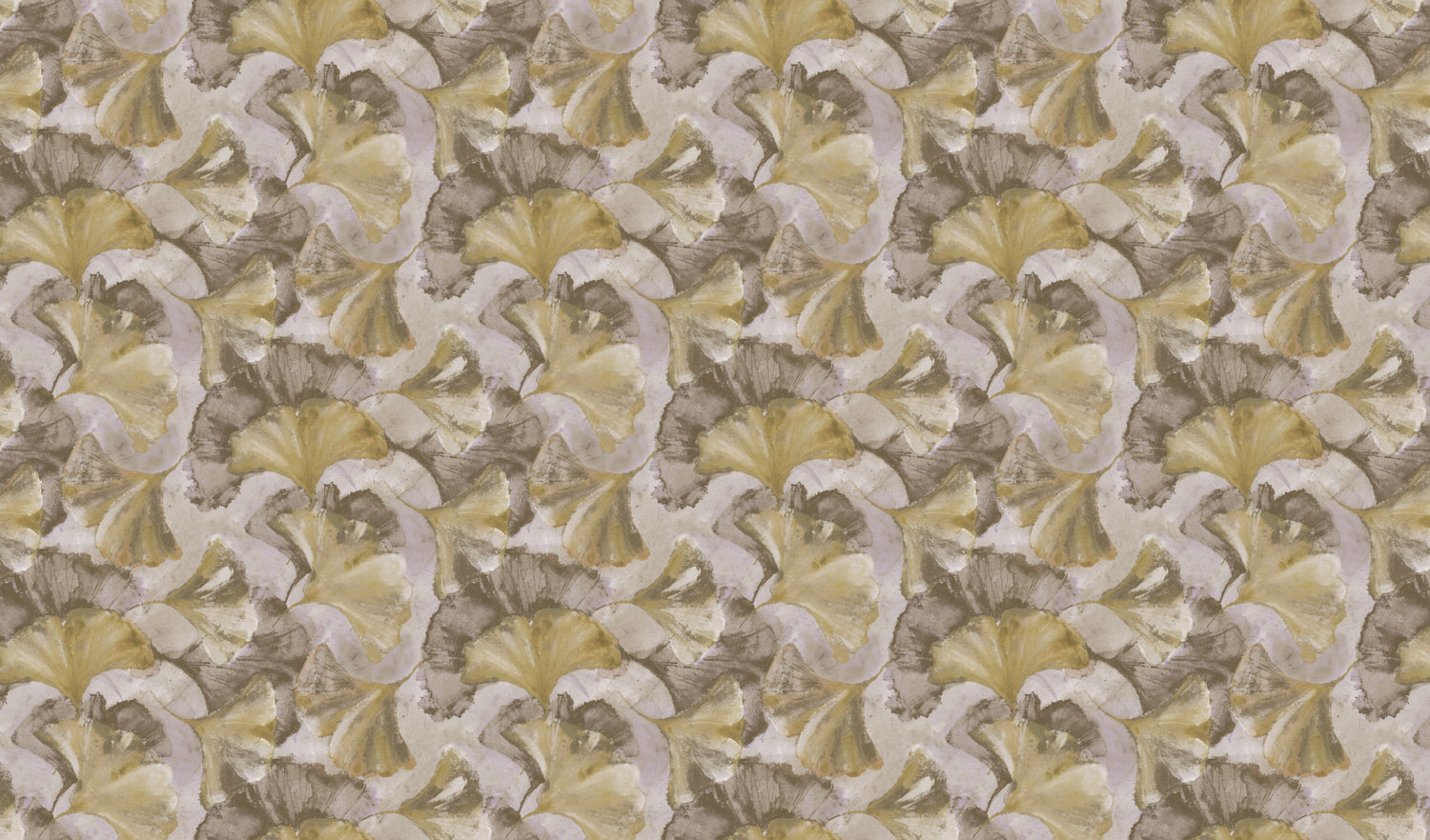 Luxury wall mural, Ginkgo leaves, Z77593, Savana, Zambaiti Parati