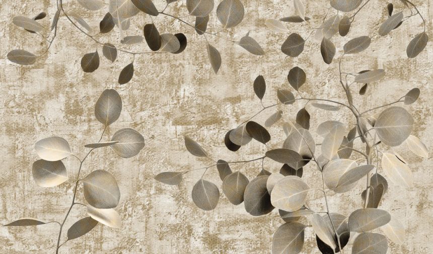 Luxury wall mural, Eucalyptus twigs and leaves, Z77597, Savana, Zambaiti Parati