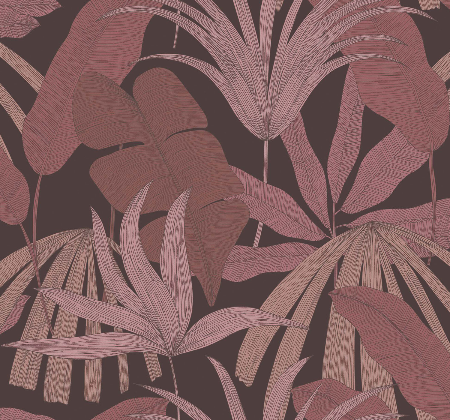 Purple wallpaper with leaves, 333503, Festival, Eijffinger