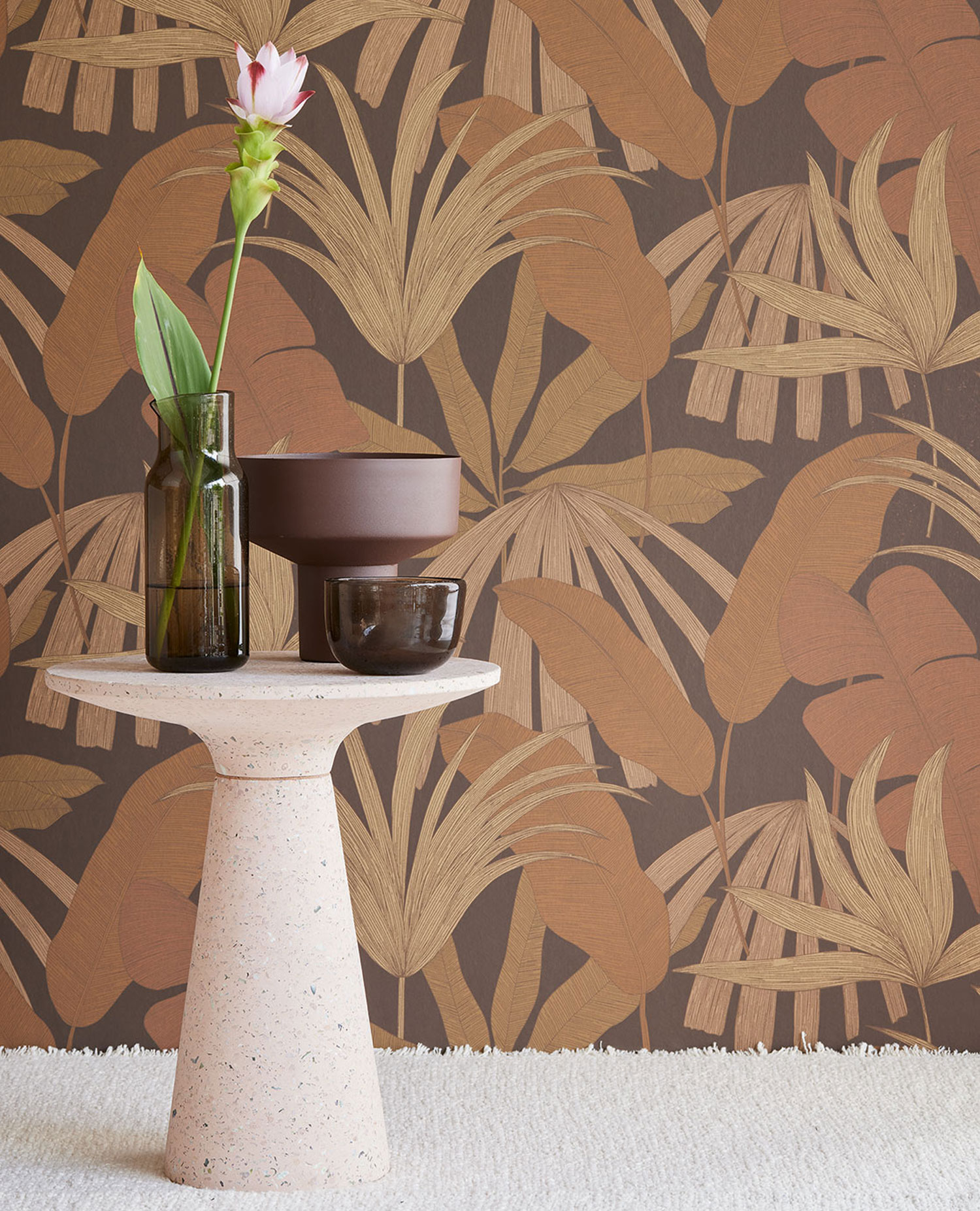 Purple wallpaper with leaves, 333503, Festival, Eijffinger