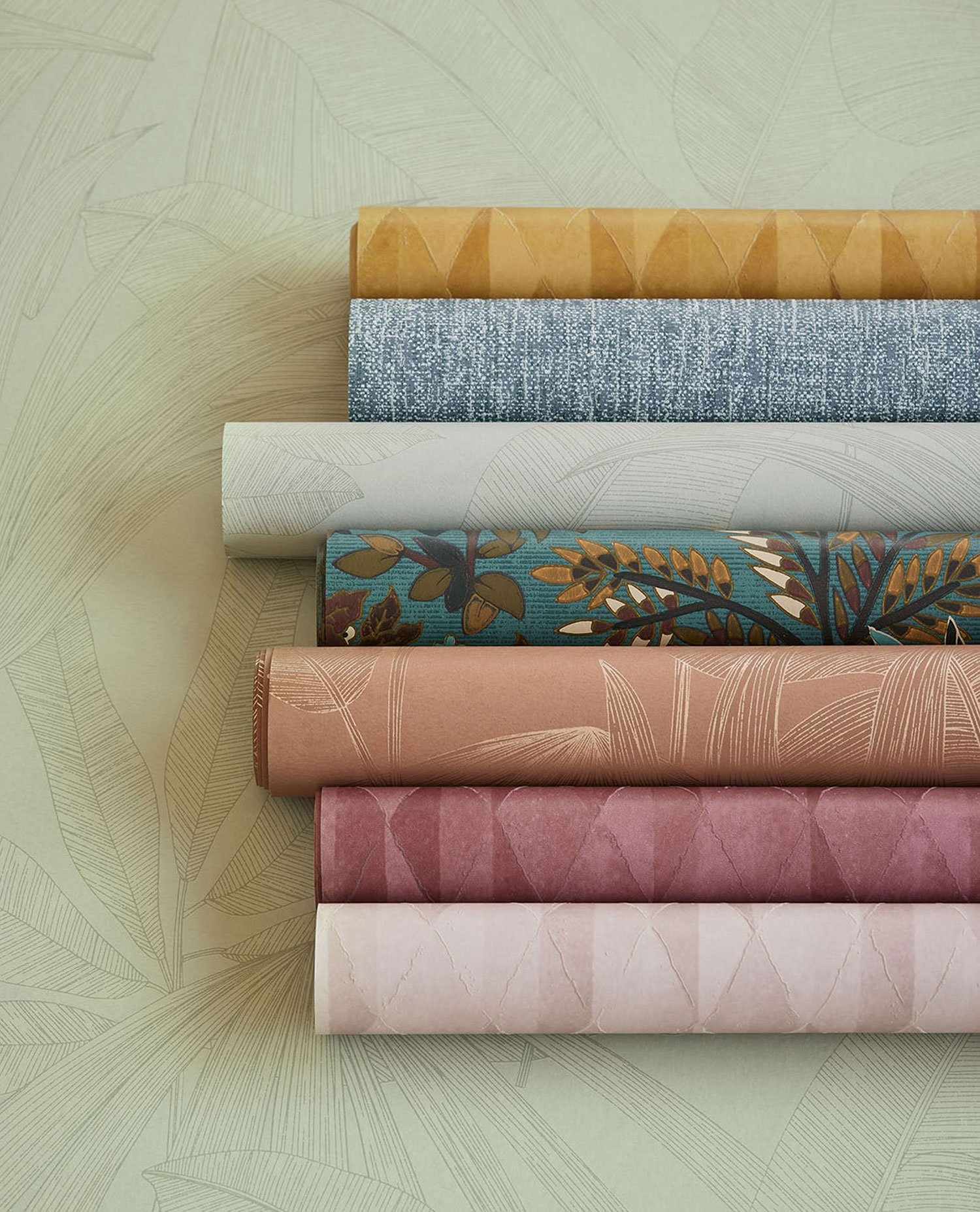 Pink geometric pattern wallpaper, 333542, Festival, Eijffinger