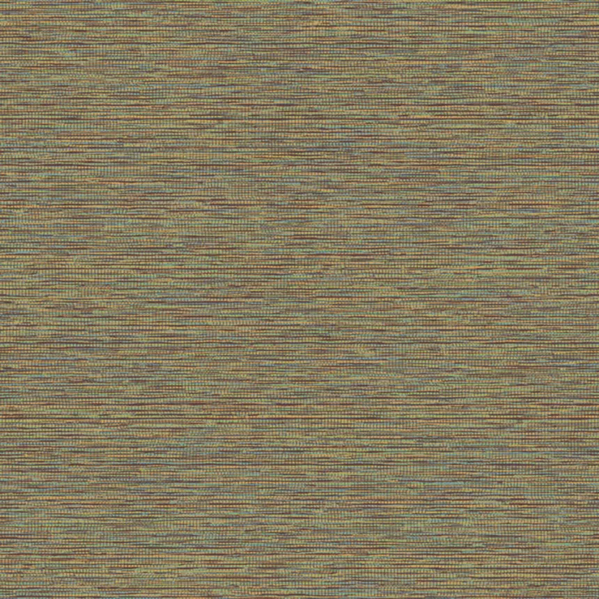 Non-woven wallpaper, green-orange, fabric imitation, NHW1013, Perla, Decoprint