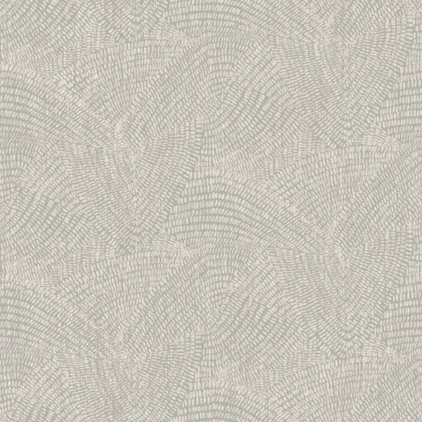 Graphic non-woven wallpaper, gray-beige, NHW1023, Perla, Decoprint