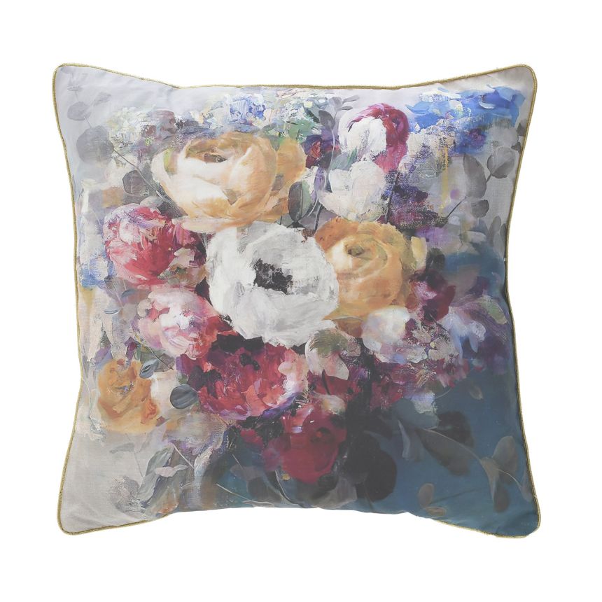 Cushion with flowers, 3-40-865-0258, InArt
