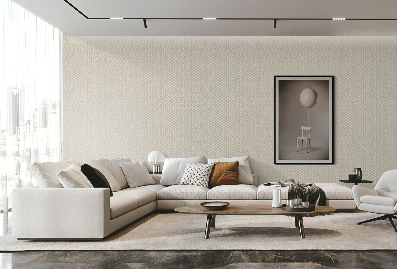 Luxury wallpaper, fabric imitation, LC522509, Luxury Colors, Id Design