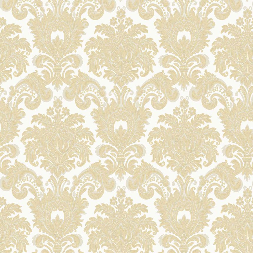 Gold-beige non-woven baroque wallpaper, 33322, Tradizioni, Cristiana Masi by Parato