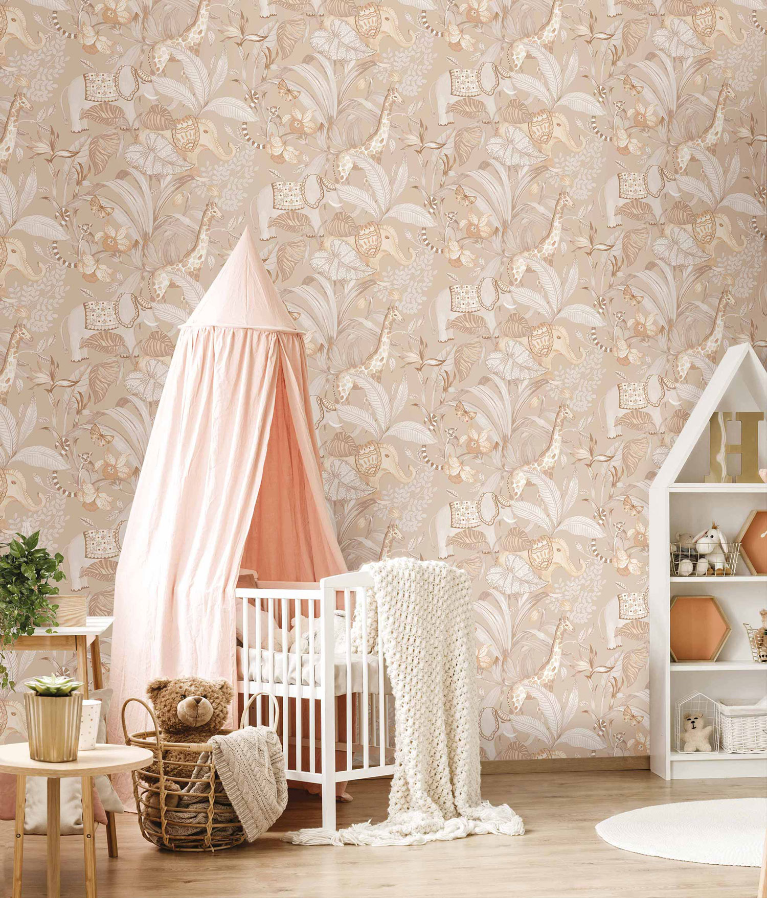 Children's wallpaper with animals, 17108, MiniMe, Cristiana Masi by Parato