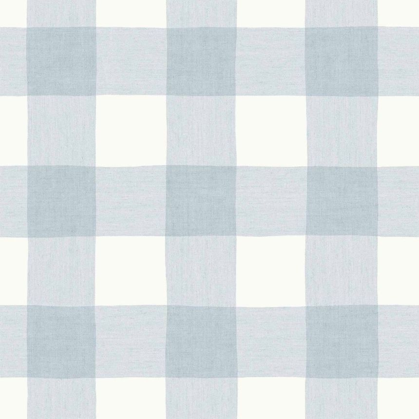 Blue-white wallpaper, checkered, 17156, MiniMe, Cristiana Masi by Parato