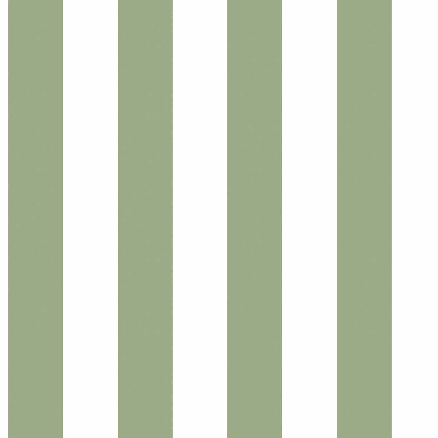 Green-white striped non-woven wallpaper, 17175, MiniMe, Cristiana Masi by Parato
