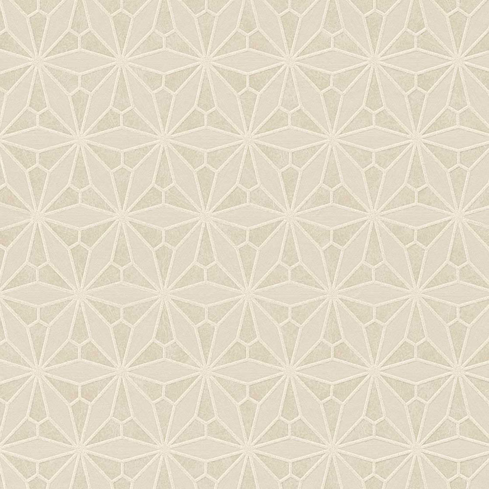 Cream non-woven floral wallpaper, 340140, Gilded, Eijffinger