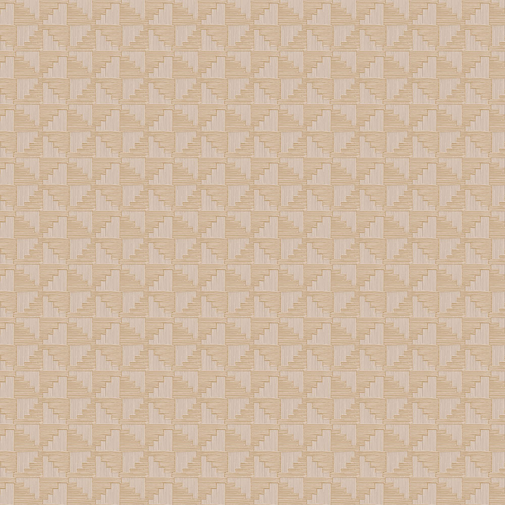 Beige geometric retro wallpaper, 333651, Revive, Eijffinger