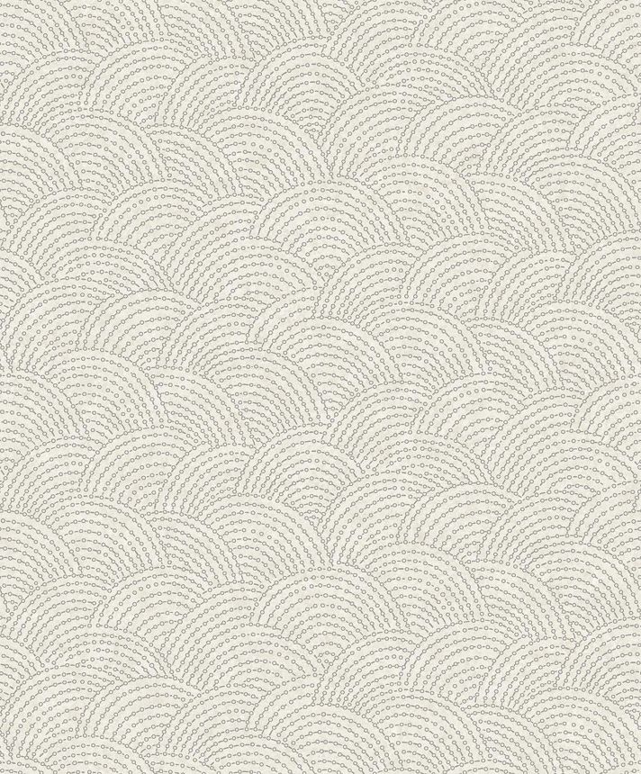 Gray-silver geometric non-woven wallpaper BZ3313, Belize, Grandeco