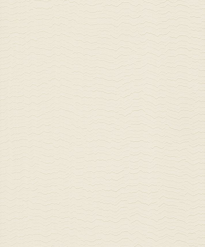 Cream non-woven wallpaper, waves, BZ3402, Belize, Grandeco