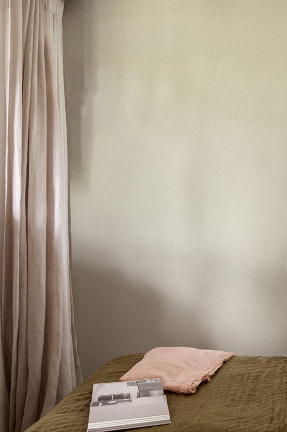Non-woven wallpaper, cream, fabric imitation, PH1002, Perfect Harmony, Grandeco