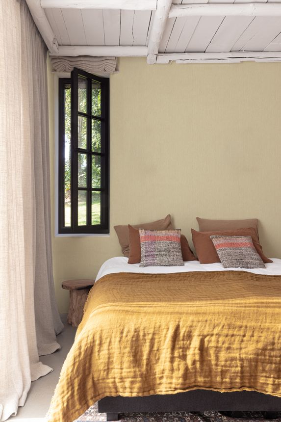 Non-woven wallpaper, ochre, wood texture, PH1112, Perfect Harmony, Grandeco