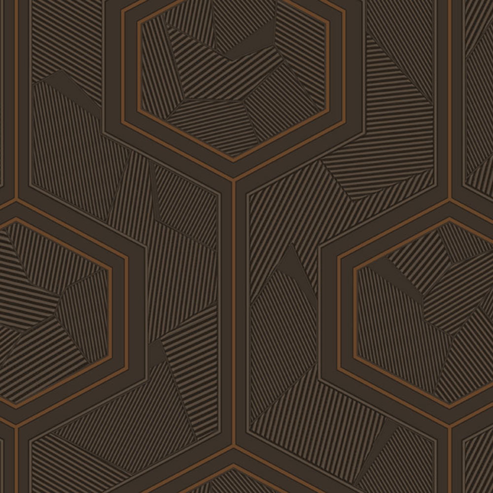 Luxury brown geometric wallpaper, Z12847, Automobili Lamborghini 3