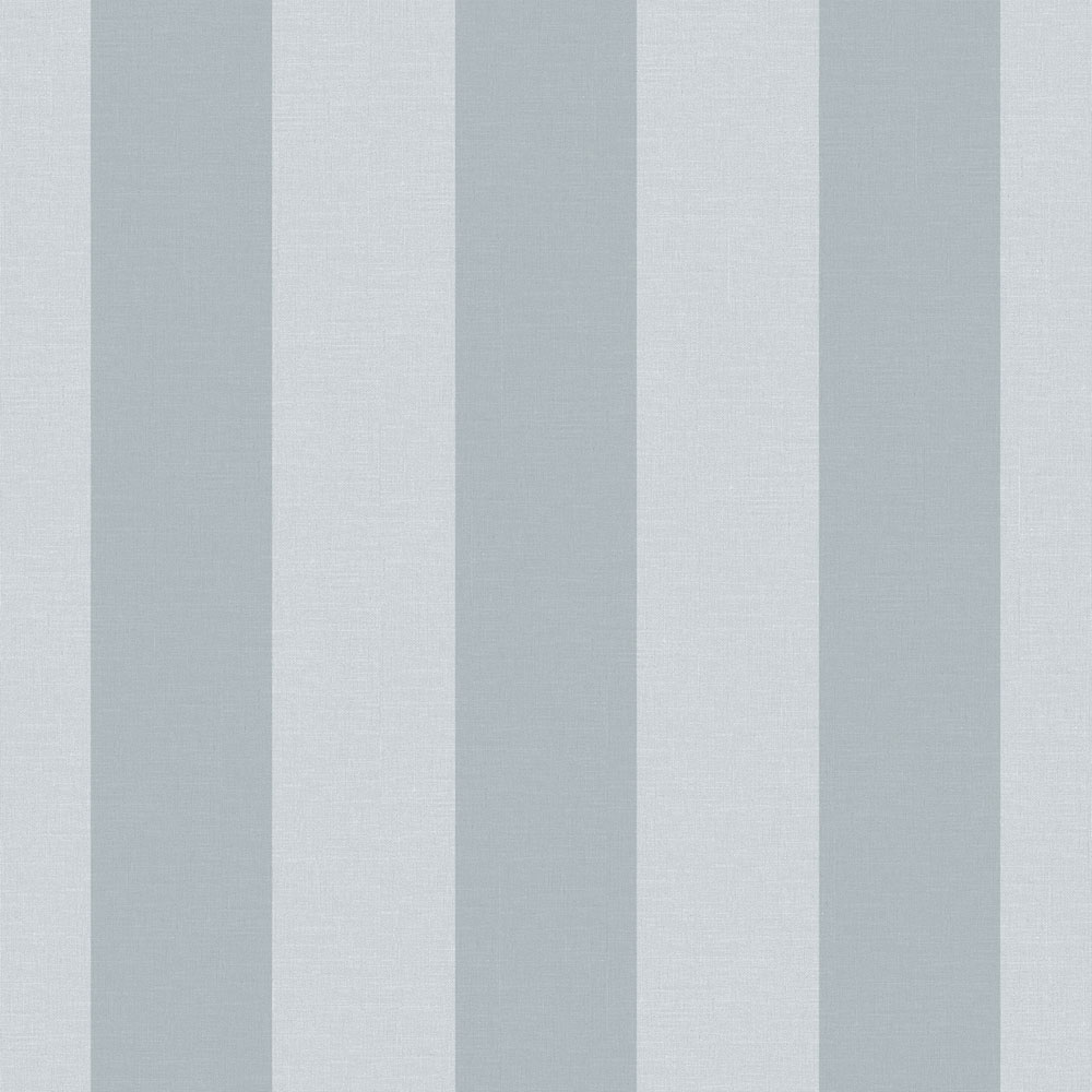 Non-woven wallpaper, blue, stripes,  9814-6, Essential Stripes, ICH Wallcoverings