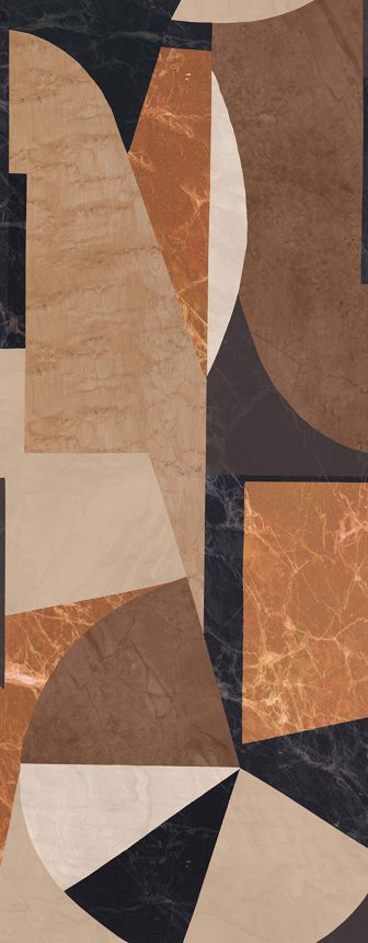 Graphic non-woven wall mural, brown, DGROC1011-260, Rock, Masureel
