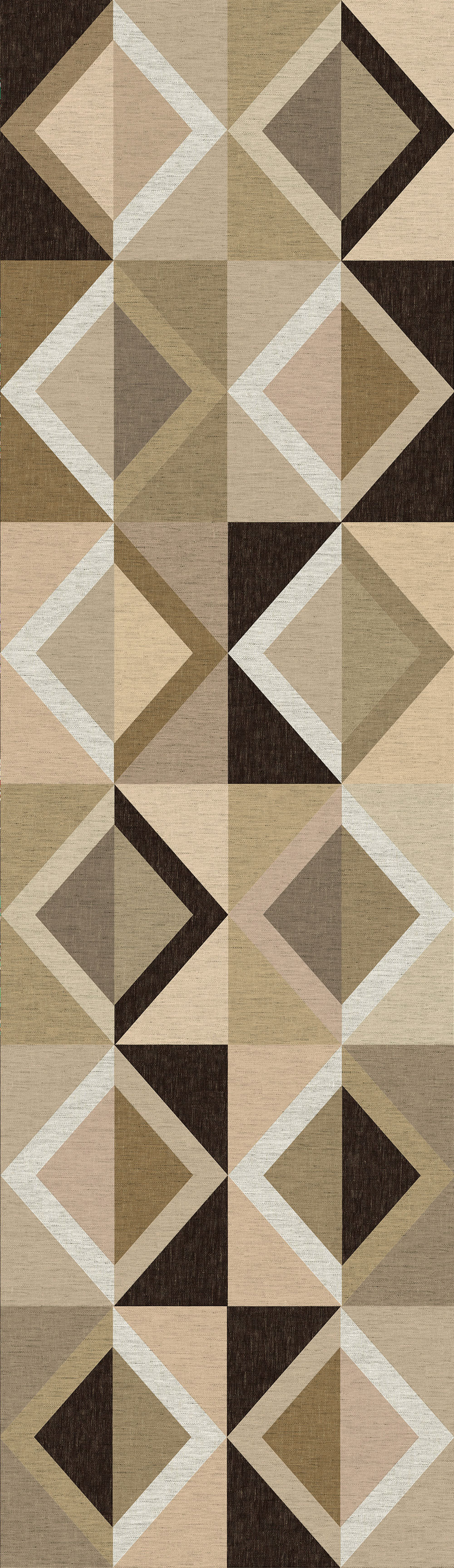 Geometric non-woven wall mural, beige, DGJOY4011-300, Joy, Masureel