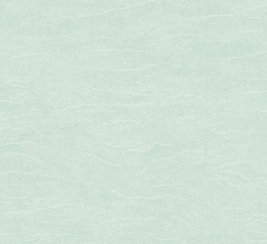 Non-woven wallpaper, waves, green, TER002, Terra, Masureel