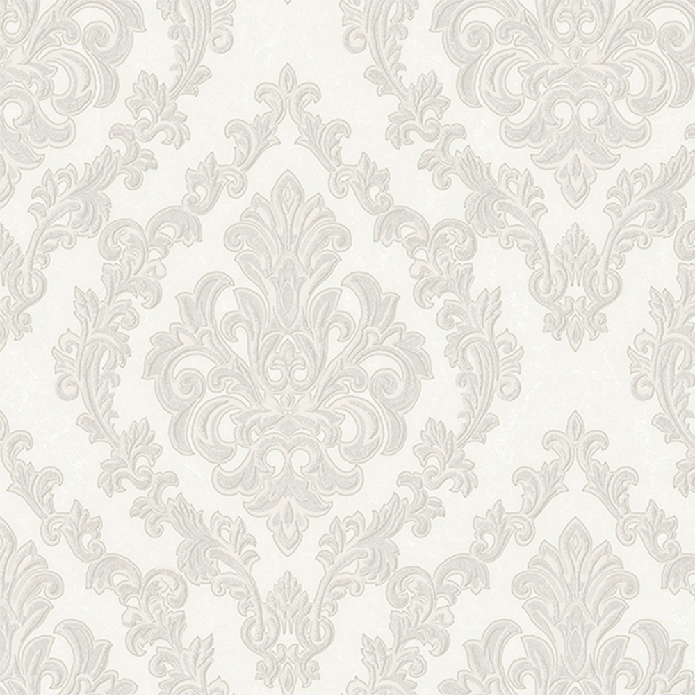 Baroque non-woven wallpaper, cream, 1405-1, Dante, AdaWall