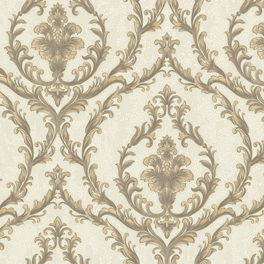 Baroque non-woven wallpaper, beige, 1401-6, Dante, AdaWall