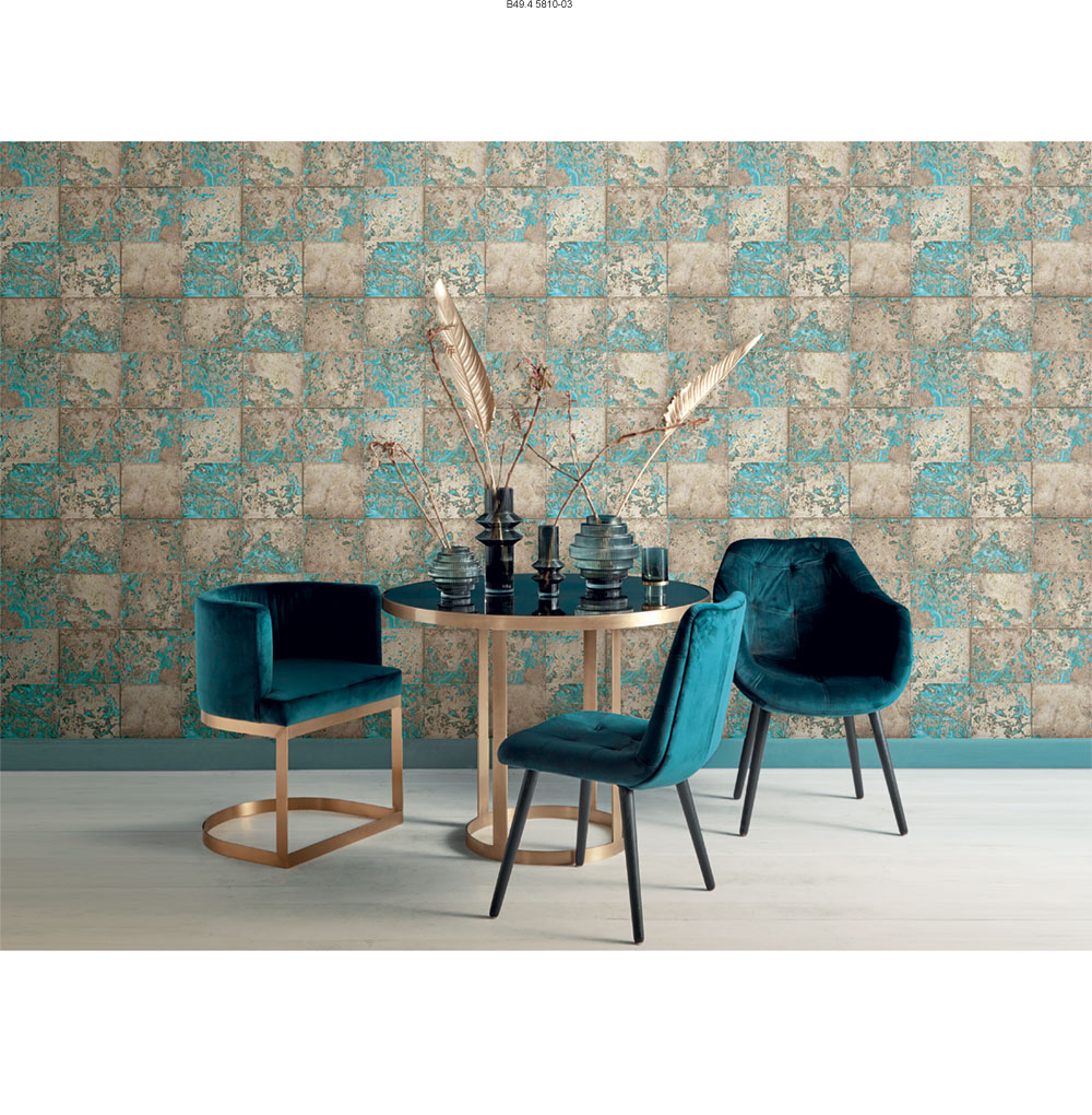 Washable vinyl bathroom / kitchen wallpaper Tiles, 5810-03, Vavex 2026