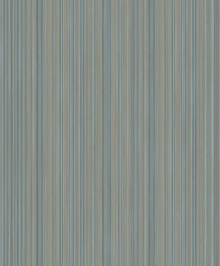 Luxury wallpaper blue-grey, fabric imitation, M66591D, Venezia, Ugépa