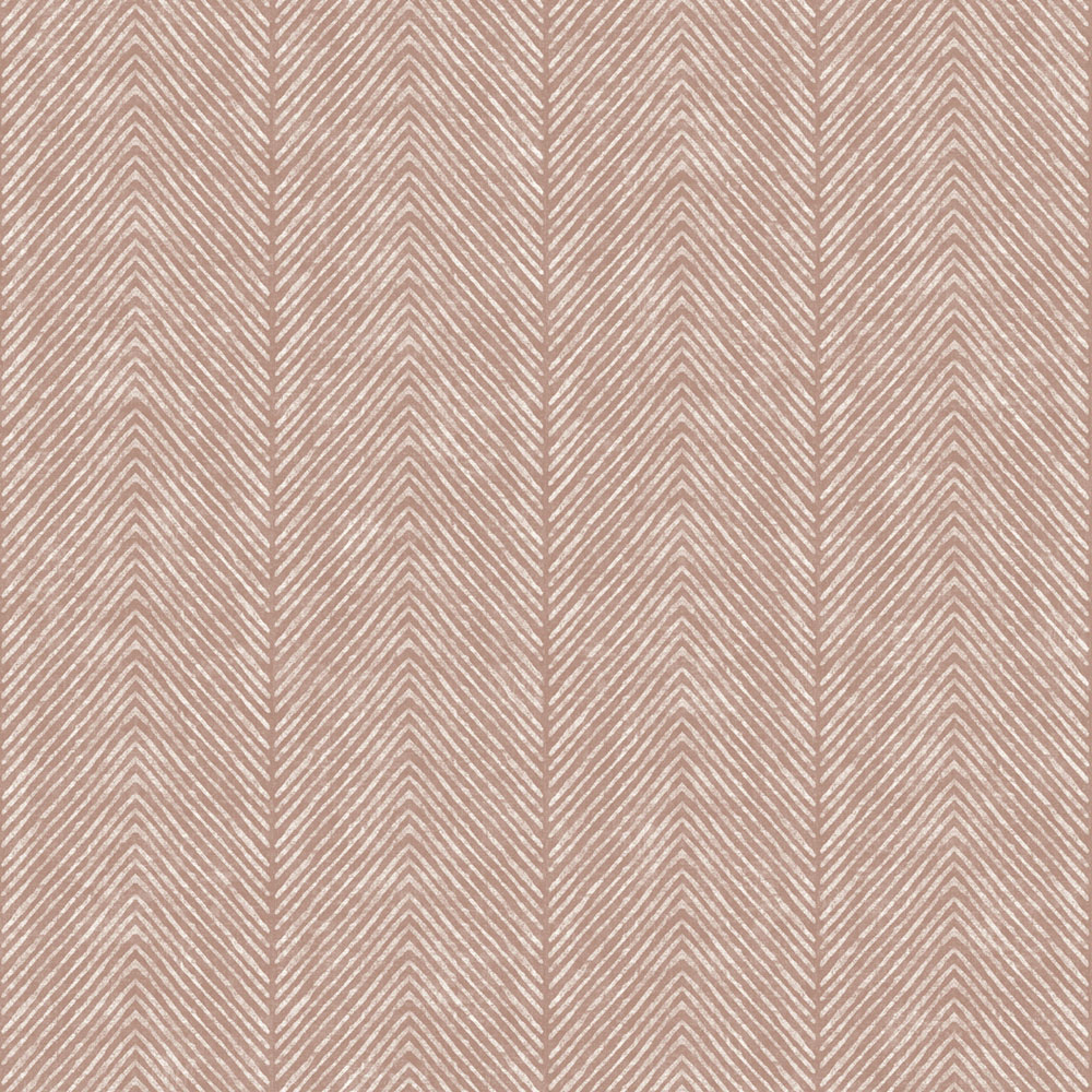 Non-woven wallpaper, brown, stripes, herringbone, M69205, Nomade, Ugépa