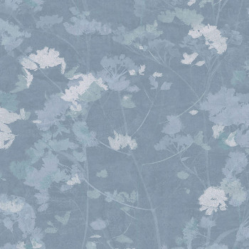 Non-woven wallpaper, blue, plants, grasses, 124104, Utopia, Graham Brown Premium