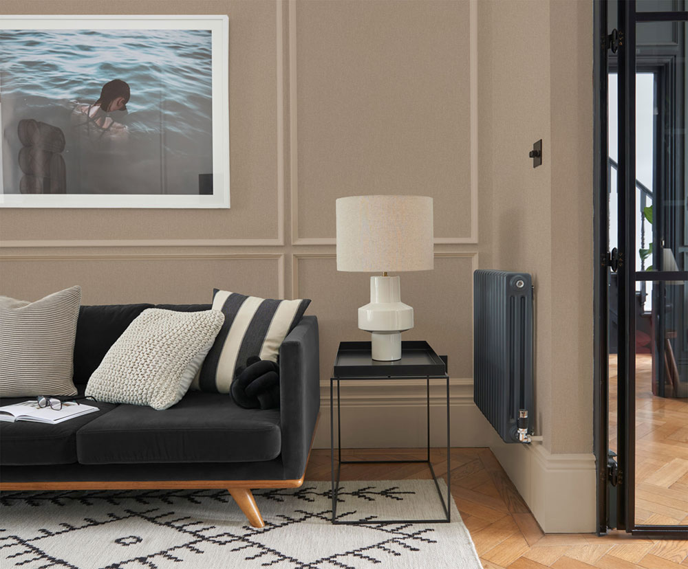 Wallpaper, beige-grey, fabric effect, 124079, Arboretum, Utopia, Graham Brown Premium