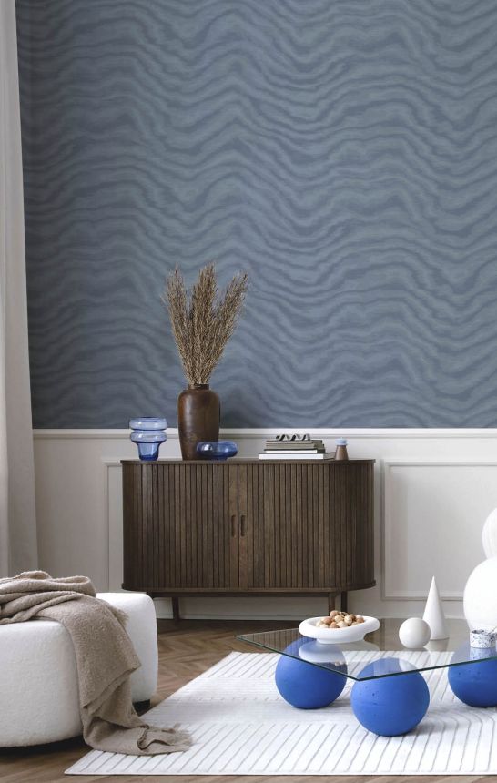 Non-woven wallpaper, green, fabric imitation, 42235, Aura, Cristiana Masi by Parato