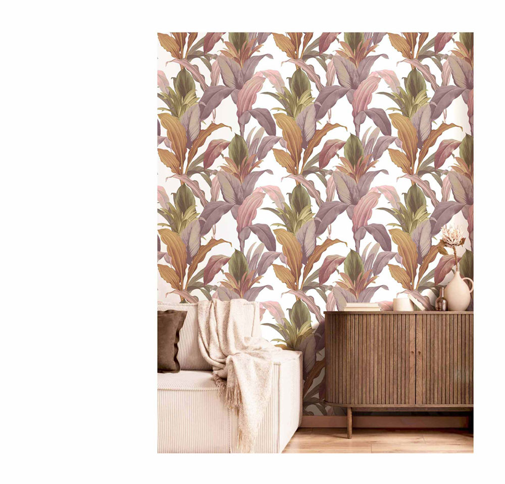 Non-woven wallpaper, green, leaves, 15513, Botany House, Cristiana Masi by Parato