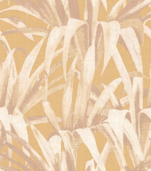 Non-woven wallpaper, ochre, leaves, 15523, Botany House, Cristiana Masi by Parato