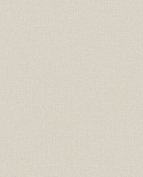 Non-woven wallpaper, beige, fabric imitation, 340613, Linen Look, Eijffinger