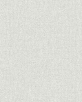 Non-woven wallpaper, grey, fabric imitation, 340619, Linen Look, Eijffinger