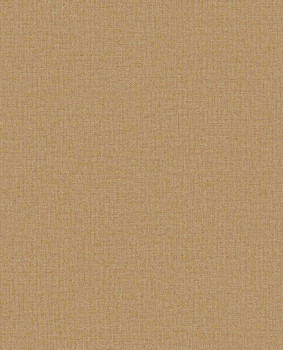 Non-woven wallpaper, ochre, fabric imitation, 340631, Linen Look, Eijffinger