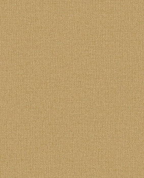 Non-woven wallpaper, ochre, fabric imitation, 340632, Linen Look, Eijffinger